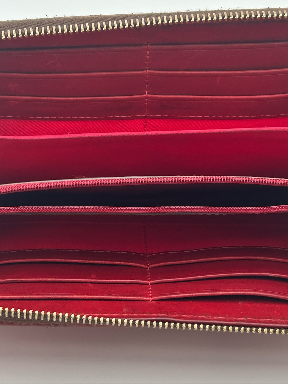 Dooney & Bourke Red Leather Satchel with Matching Wallet - Picture 10 of 16